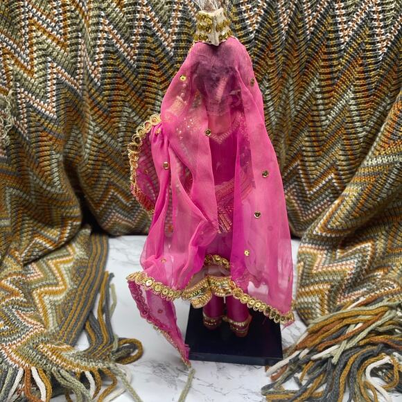 ANTIQUE 1920'S AMRAPALI Indian doll bY MS ARTS Dancer DOLL - Picture 8 of 9